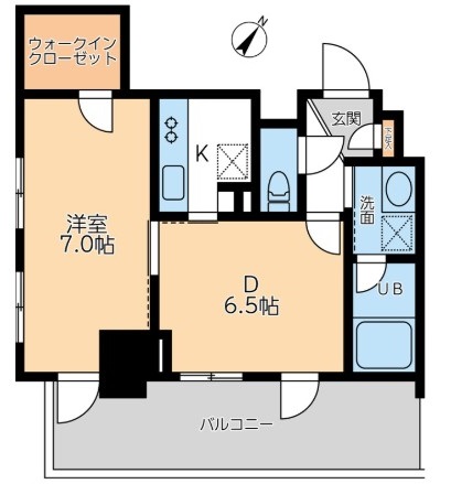 ドゥーエ幡ヶ谷1508号室の図面