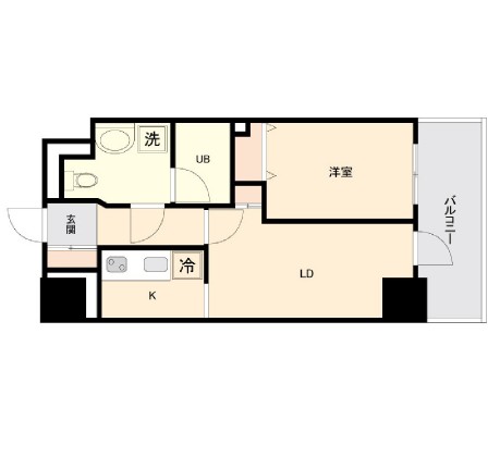 ドゥーエ幡ヶ谷907号室の図面