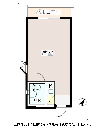 パーク・ノヴァ渋谷305号室の図面