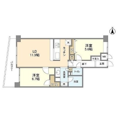 シルフィード南平台Ｃ603号室の図面