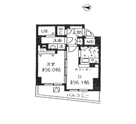 シルフィード南平台C604号室の図面