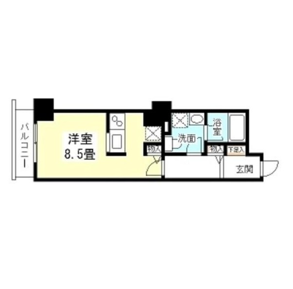 ＴＫフラッツ渋谷1111号室の図面