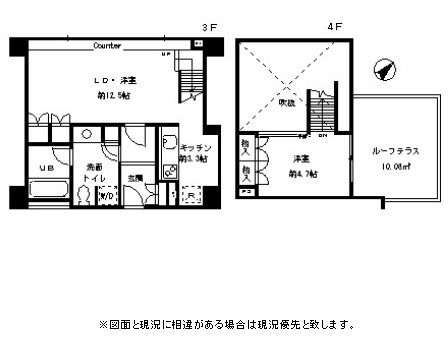 ＫＤＸレジデンス南青山303号室の図面