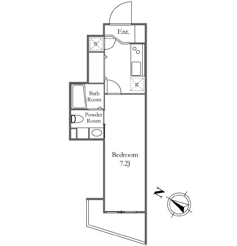 ＫＤＸレジデンス三宿404号室の図面