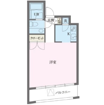 パークフロント西新宿1001号室の図面
