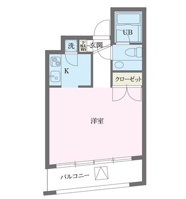 パークフロント西新宿602号室の図面