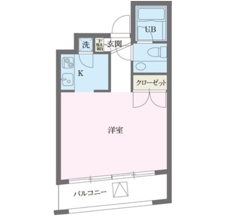 パークフロント西新宿802号室の図面