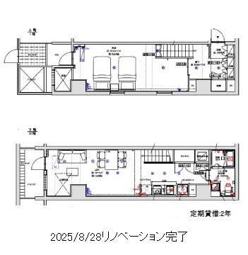 ハイリーフ芝大門101号室の図面