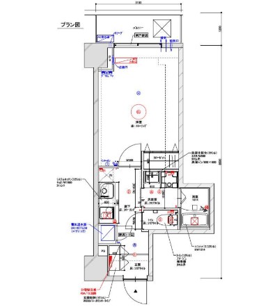 ハイリーフ芝大門206号室の図面
