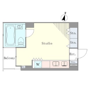 ベルメゾン南麻布ｇｒａｎｄ801号室の図面