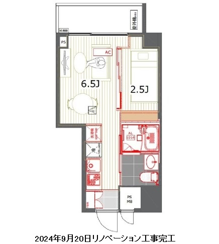 レジデンス西新宿スクエア203号室の図面