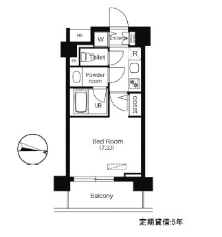エミリブ下落合211号室の図面