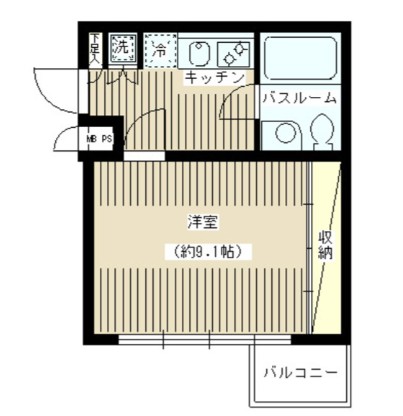 ＪＯＹＣＥ広尾105号室の図面