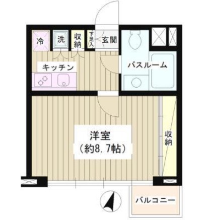 ＪＯＹＣＥ広尾302号室の図面