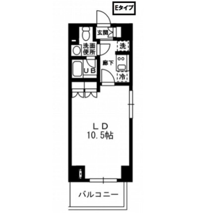 レジディア杉並方南町501号室の図面