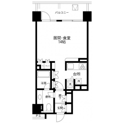 アーバンパーク麻布十番503号室の図面