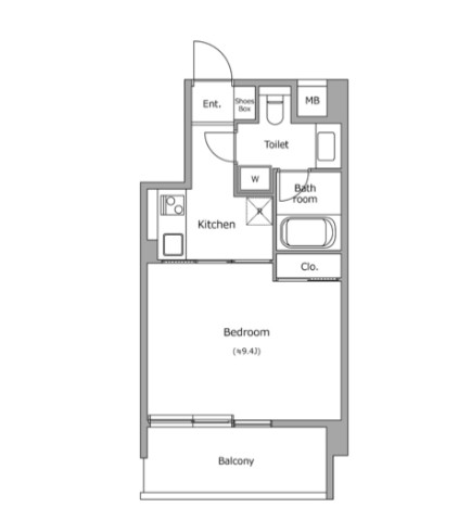 ヴォアラクテ西早稲田503号室の図面