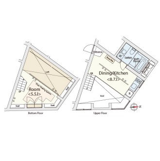 カスタリア恵比寿103号室の図面