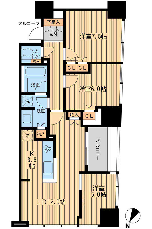 ザ・神宮前レジデンス811号室の図面
