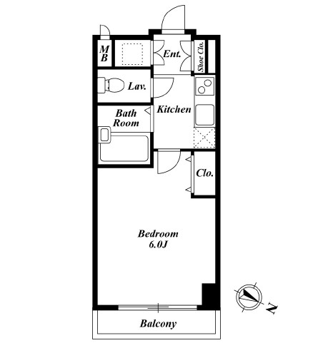 ＫＤＸレジデンス麻布イースト702号室の図面