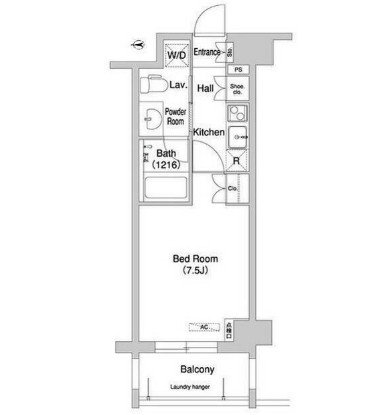 コンフォリア下北沢504号室の図面
