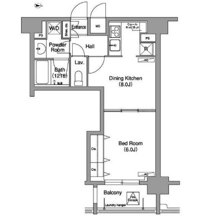 コンフォリア下北沢608号室の図面
