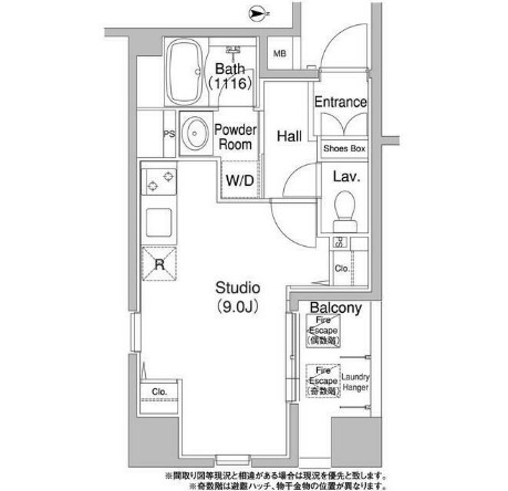 コンフォリア銀座ＥＡＳＴ911号室の図面
