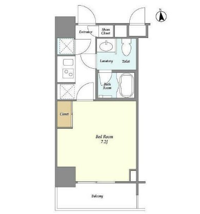 東急セットアップレジデンス恵比寿503号室の図面