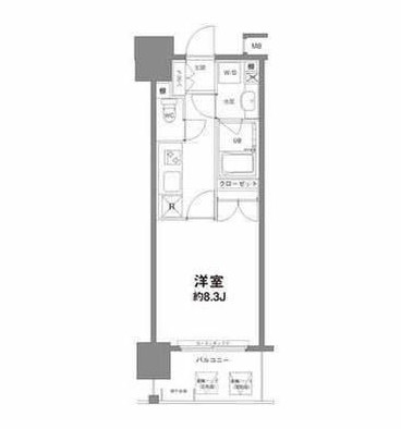 コンフォリア新宿御苑Ⅰ1203号室の図面