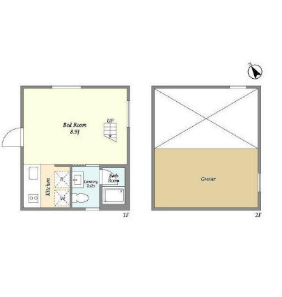 神宮前マンション111号室の図面