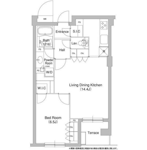 コンフォリア原宿112号室の図面