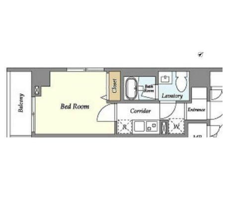 コンフォリア幡ヶ谷502号室の図面