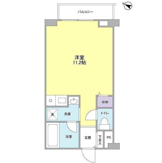 エスポワール渋谷松濤206号室の図面