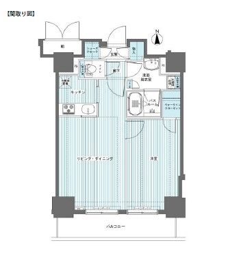 フェニックス西参道タワー1005号室の図面