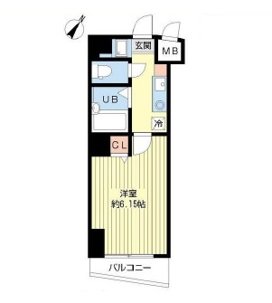 プロシード参宮橋602号室の図面